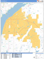 Fort Myers Digital Map Basic Style